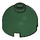 LEGO Dark Green Brick 2 x 2 Round with Dome Top (with Axle Holder) (3262 / 30367)