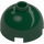 LEGO Dark Green Brick 2 x 2 Round with Dome Top (with Axle Holder) (3262 / 30367)