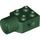 LEGO Donkergroen Steen 2 x 2 met Gat en Rotatiegewricht Stopcontact (48169 / 48370)