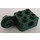 LEGO Dark Green Brick 2 x 2 with Hole, Half Rotation Joint Ball Vertical (48171 / 48454)