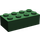 LEGO Dunkelgrün Backstein 2 x 4 (3001 / 72841)