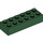 LEGO Mørkegrøn Klods 2 x 6 (2456 / 44237)