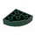 LEGO Dark Green Brick 4 x 4 Round Corner (2577)