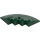 LEGO Mørk grønn Kloss 6 x 6 Rund (25°) Hjørne (95188)