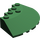 LEGO Dunkelgrün Backstein 6 x 6 Runden (25°) Ecke (95188)