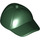 LEGO Dark Green Cap with Short Curved Bill with Hole on Top (11303)