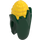 LEGO Mørk grønn Corn Cob Kostyme med Gul Kernels (29575 / 72345)