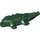 LEGO Dark Green Crocodile 4 x 9 Body (18904)