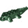 LEGO Dark Green Crocodile 4 x 9 Body (18904)