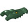 LEGO Dark Green Crocodile Head with Yellow Eyes with White Glints (18905 / 20132)