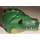 LEGO Dark Green Crocodile Mask with Teeth and Red Scar (12551 / 12834)