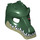 LEGO Dark Green Crocodile Mask with Teeth and Red Scar (12551 / 12834)