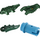 LEGO Vert Foncé Crocodile with White Eye Glints