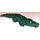 LEGO Donkergroen Crocodile with White Eye Glints