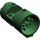 LEGO Dark Green Cylinder 3 x 6 x 2.7 Horizontal Hollow Center Studs (30360)