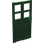 LEGO Vert foncé Porte 1 x 4 x 6 avec 4 Panes et Stud Manipuler (60623)