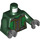 LEGO Dark Green Dr. Octopus, Otto Octavius Minifig Torso (973 / 76382)