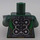 LEGO Dark Green Dr. Octopus, Otto Octavius Minifig Torso (973 / 76382)