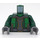 LEGO Verde oscuro Dr. Pulpo, Otto Octavius Minifigura Torso (973 / 76382)