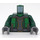 LEGO Dark Green Dr. Octopus, Otto Octavius Minifig Torso (973 / 76382)