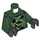 LEGO Verde oscuro Evil Verde Ninja Minifigura Torso (973 / 76382)