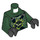LEGO Dark Green Evil Green Ninja Minifig Torso (973 / 76382)