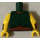 LEGO Dark Green Female Centaur torso (973)