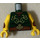 LEGO Dark Green Female Centaur torso (973)