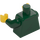 LEGO Mørkegrøn Kvinde Sømand Minifig Torso (973 / 76382)