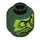 LEGO Dark Green Flying Dutchman Head (Recessed Solid Stud) (3626 / 72319)