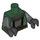 LEGO Donkergroen Frightening Ridder Minifiguur Torso (973 / 88585)