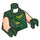 LEGO Dark Green Green Arrow Minifig Torso (76382)