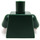 LEGO Verde scuro Verde Maglione con Slytherin Distintivo Busto (973 / 76382)