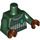 LEGO Vert foncé Green Sweater avec Slytherin Badge Torse (973 / 76382)