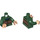 LEGO Dark Green Hermione Granger Minifig Torso (973 / 76382)