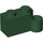 LEGO Dark Green Hinge Brick 1 x 4 Base (3831)