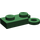 LEGO Vert foncé Charnière assiette 1 x 4 Base (2429)