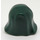 LEGO Dark Green Hood with Closed Bottom (30381 / 98011)