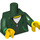 LEGO Donkergroen Lloyd Garmadon Minifig Torso (973 / 88585)