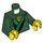 LEGO Dark Green Lloyd Minifig Torso (973 / 76382)