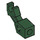 LEGO Dunkelgrün Mechanisch Arm mit dünner Unterstützung (53989 / 58342)