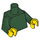 LEGO Dark Green Minifig Torso (76382 / 88585)