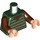 LEGO Verde oscuro Minifigura Torso (973 / 76382)