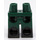 LEGO Donkergroen Minifigure Heupen en benen met Zwart Boots (21019 / 77601)