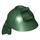 LEGO Dark Green Minifigure Samurai Helmet with Horizontal Clip (65037 / 98128)