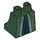 LEGO Donkergroen Minifigure Skirt met Dark Blauw (36036 / 79155)