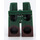 LEGO Dunkelgrün Minifigure Tartan, Dark Green Hüften und Dark Brown Beine mit Dekoration (3815)