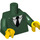 LEGO Dark Green Mr. Burns Minifig Torso (973 / 88585)