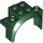 LEGO Dark Green Mudguard Brick 2 x 4 x 2.3 with Tall Wheel Arch (18974)