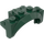 LEGO Dark Green Mudguard Brick 2 x 4 x 2 with Wheel Arch (35789)